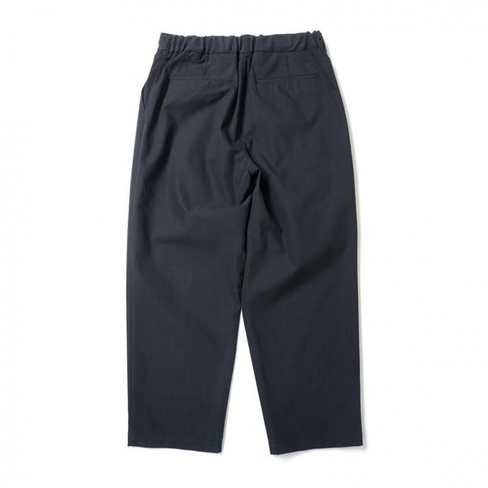 188521447 STILL BY HAND スティルバイハンド / PT06253 - BLACK NAVY ディープ2タックパンツ 02
