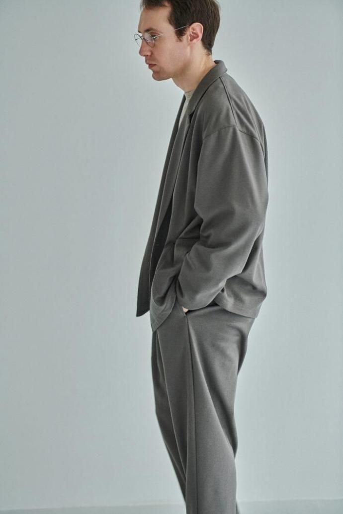 188522851 STILL BY HAND スティルバイハンド / CS03253 - CHARCOAL ウールジャージージャケット 02