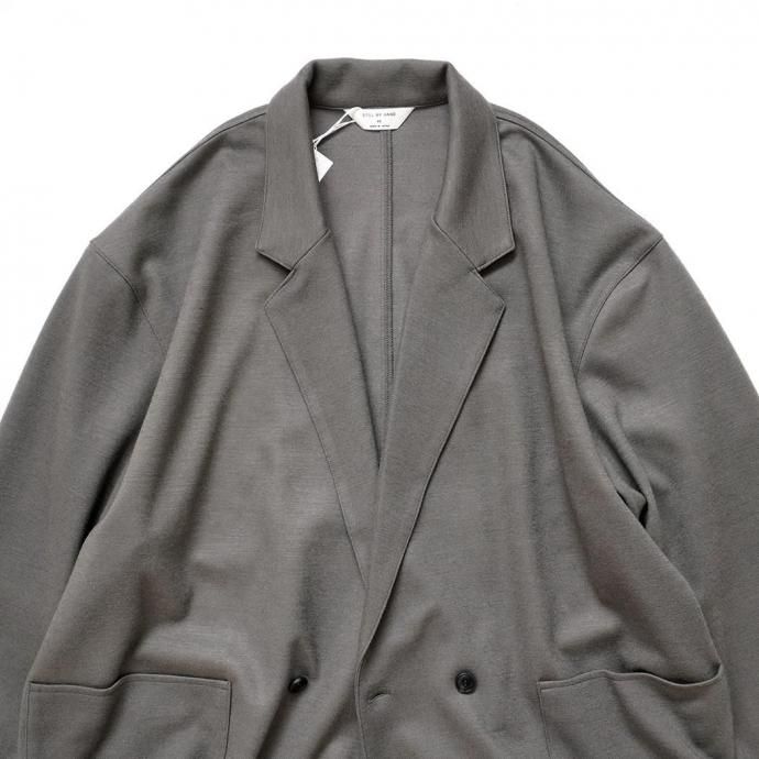 188522870 STILL BY HAND スティルバイハンド / CS03253 - GREIGE ウールジャージージャケット 02