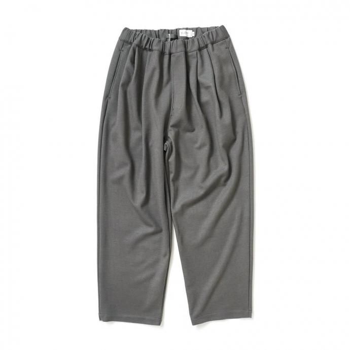 188522926 STILL BY HAND スティルバイハンド / CS04253 - GREIGE ウールジャージー 2タックパンツ 01