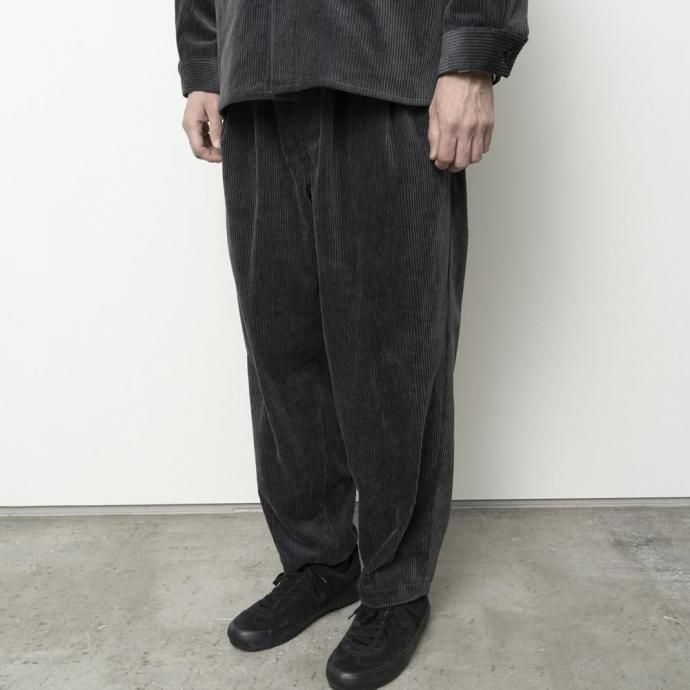 188593791 STILL BY HAND スティルバイハンド / PT03253 - BLUE CHARCOAL コーデュロイ イージーパンツ 02