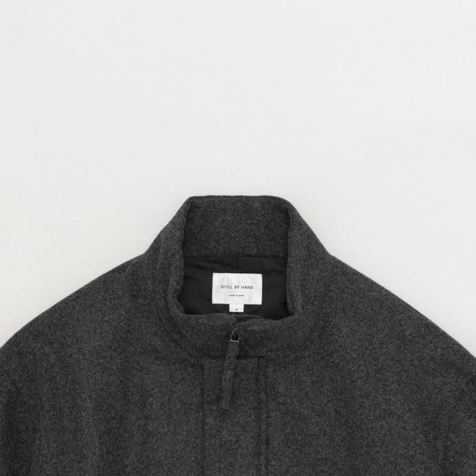 188593918 STILL BY HAND スティルバイハンド / BL07253 - CHARCOAL パデッド ウールブルゾン 02