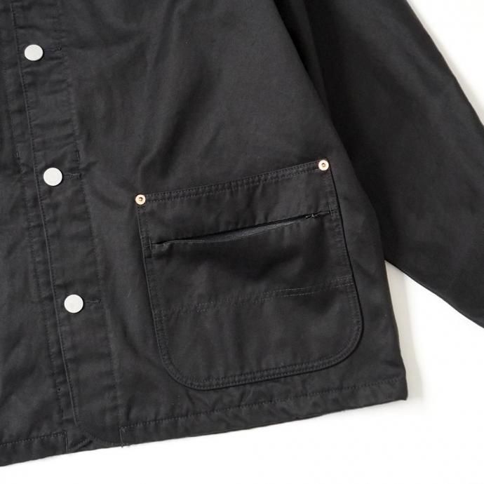 188639250 O- オー / XXC-JK モールスキン素材 チョアジャケット - Black O-15 02
