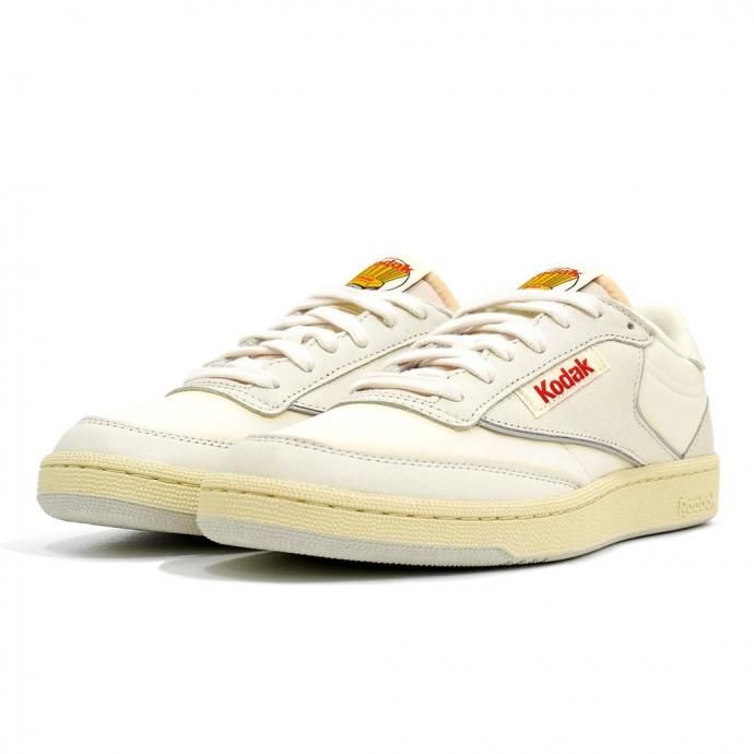 188680033 Reebok x Kodak / CLUB C 85 - Chalk/Cream/Red リーボック コダック クラブシー 85 100228863 01