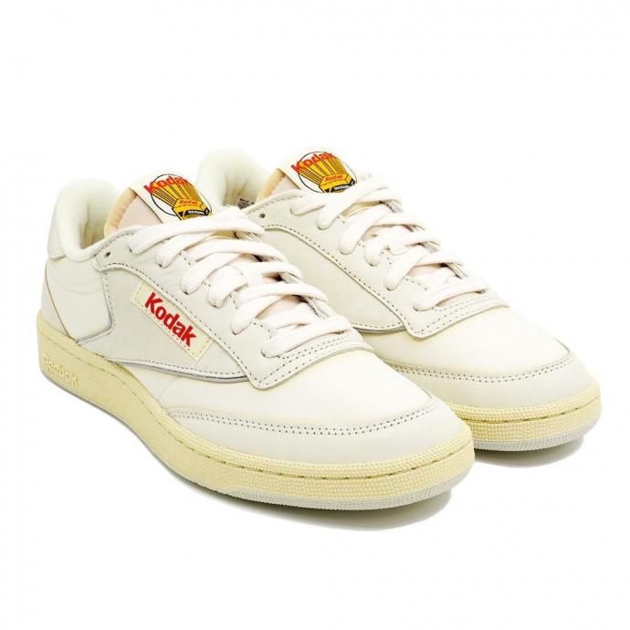 188680033 Reebok x Kodak / CLUB C 85 - Chalk/Cream/Red ꡼ܥå å ֥ 85 100228863 02