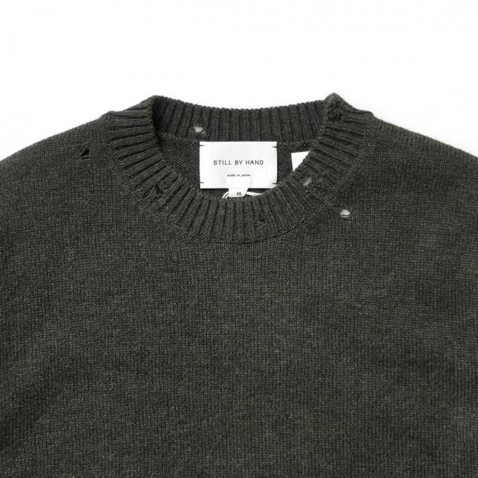 188687125 STILL BY HAND ƥХϥ / KN01253 - KHAKI GREEN ѥɥåȥɥ 02