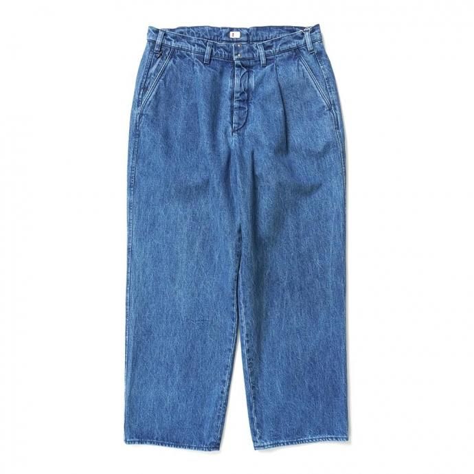 188695989 O- オー / N.N.Z. DENIM TROUSERS W - Indigo Fade Bio デニムスラックス O-N-07-F 01