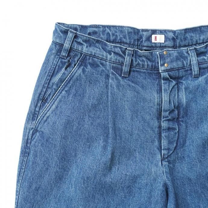 188695989 O- オー / N.N.Z. DENIM TROUSERS W - Indigo Fade Bio デニムスラックス O-N-07-F 02