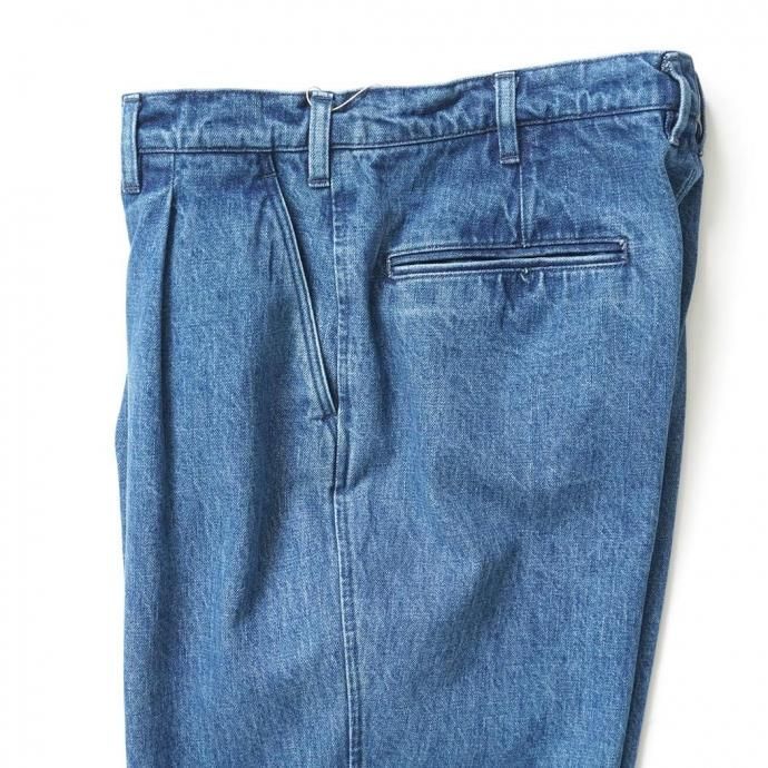 188695989 O- オー / N.N.Z. DENIM TROUSERS W - Indigo Fade Bio デニムスラックス O-N-07-F 02