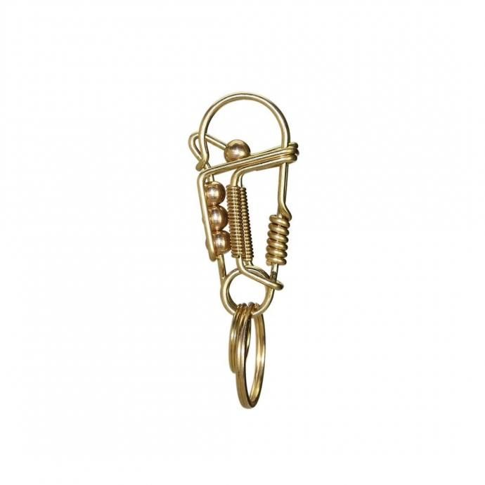 188732736 Metal Wire Carabiner - Brass ᥿磻䡼ӥ  01