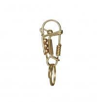 Metal Wire Carabiner - Brass ᥿磻䡼ӥ 