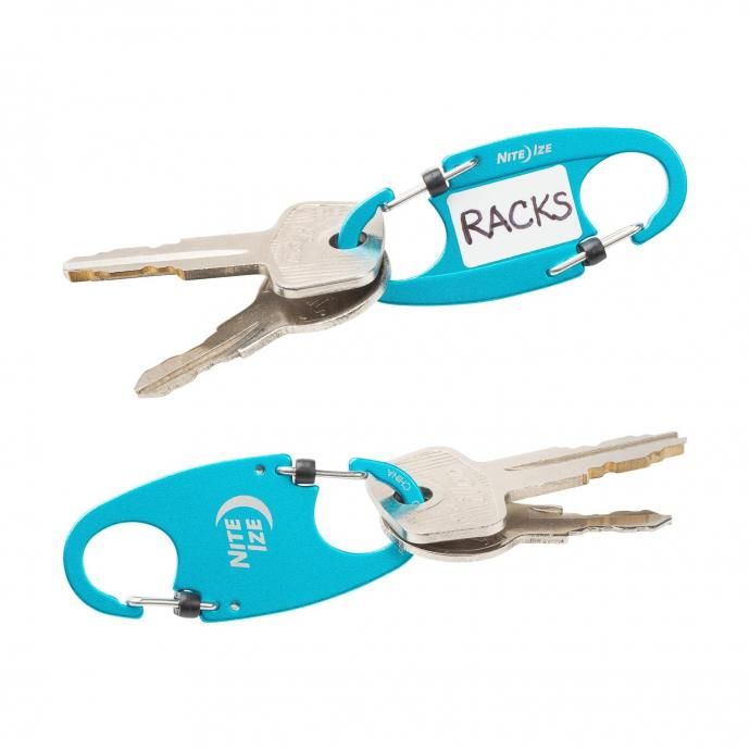 188853217 NITE IZE ʥȥ / IdentiKey SlideLock Dual Carabiner ǥƥ 饤ɥå ӥʡ 02