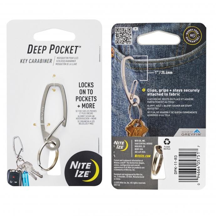 NITE IZE ¥Ê¥¤¥È¥¢¥¤¥º / Deep Pocket Key Carabiner ¥Ç¥£¡¼¥× ¥Ý¥±¥Ã¥È ¥«¥é¥Ó¥Ê¡¼ 02
