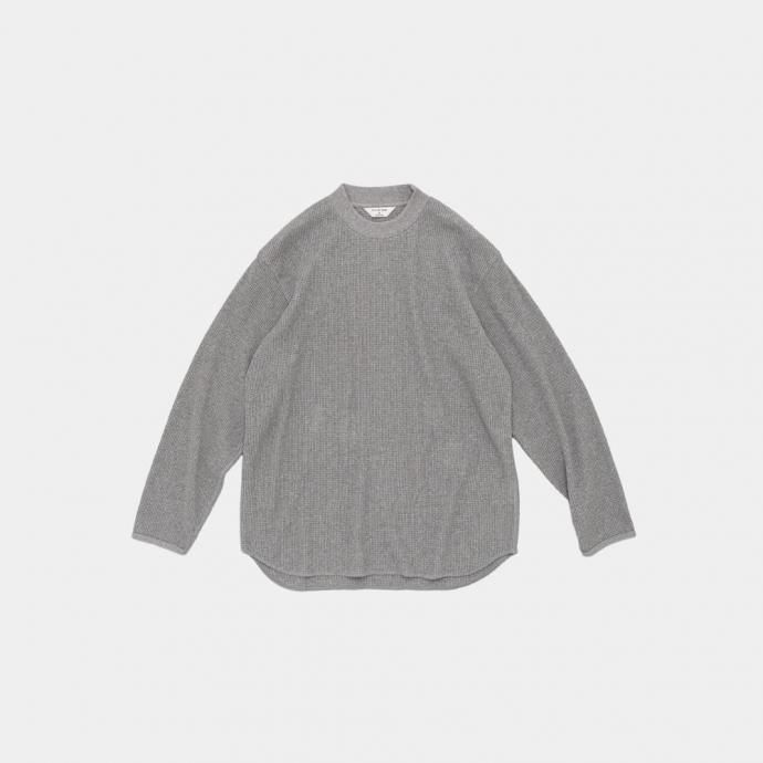STILL BY HAND スティルバイハンド / CS01254 - HEATHER GREY サーマルカットソー 01