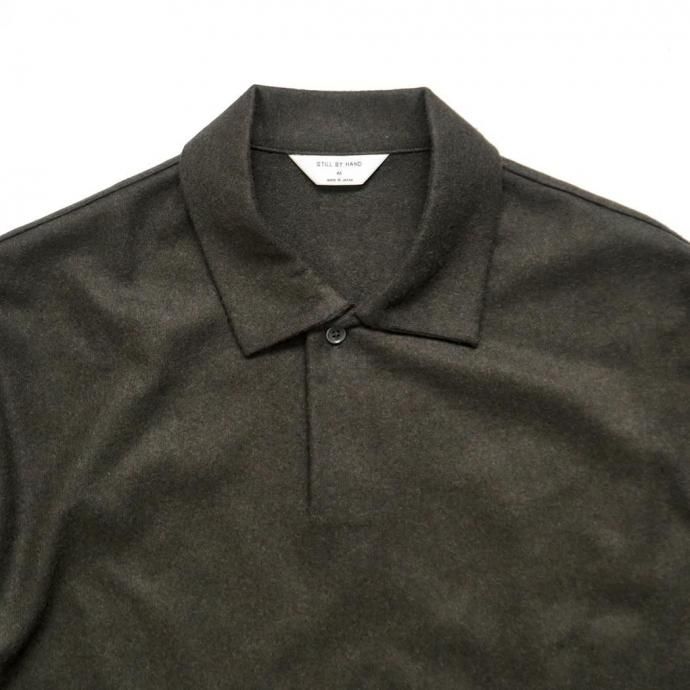 STILL BY HAND スティルバイハンド / CS02254 - OLIVE ウール／シルク