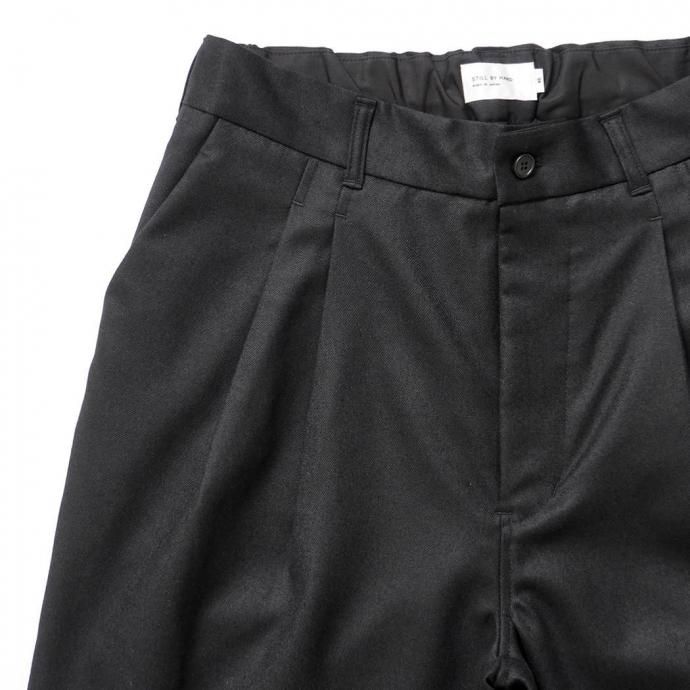 STILL BY HAND スティルバイハンド / PT04254 - BLACK ウォッシャブル