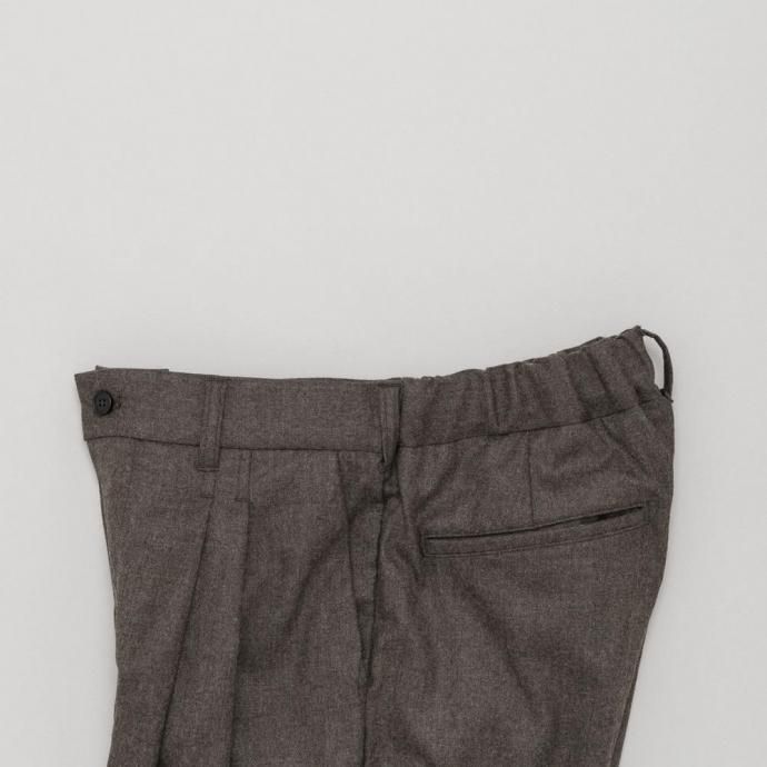 189022338 STILL BY HAND スティルバイハンド / PT04254 - BLACK ウォッシャブルウール スラックス 02