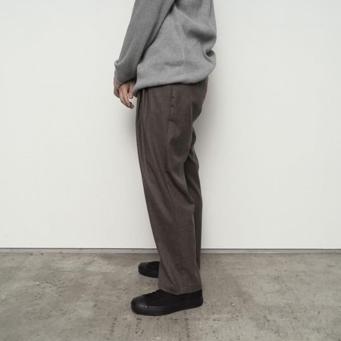 189022338 STILL BY HAND スティルバイハンド / PT04254 - BLACK ウォッシャブルウール スラックス 02