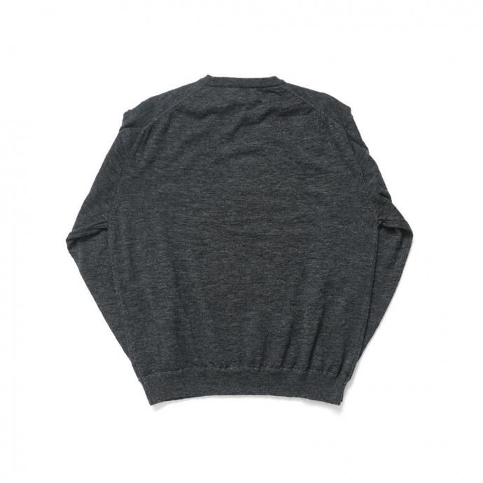 189086419 STILL BY HAND スティルバイハンド / KN02254 - GREY エクストラキッドモヘア混 クルーネックプルオーバー 02