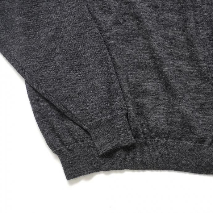 189086419 STILL BY HAND スティルバイハンド / KN02254 - GREY エクストラキッドモヘア混 クルーネックプルオーバー 02