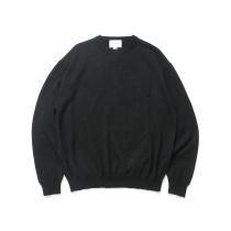 STILL BY HAND スティルバイハンド / KN02254 - BLACK エクストラキッドモヘア混 クルーネックプルオーバー