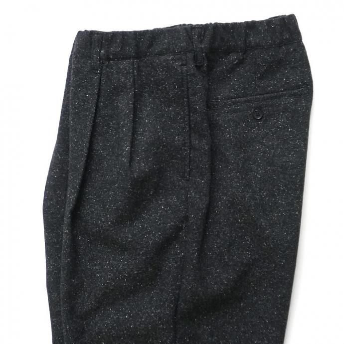 189086809 STILL BY HAND スティルバイハンド / PT02254 - CHARCOAL シルクネップ ウールパンツ 02