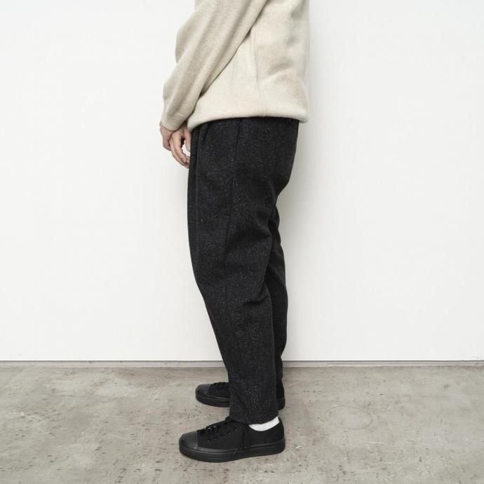 189086809 STILL BY HAND スティルバイハンド / PT02254 - CHARCOAL シルクネップ ウールパンツ 02