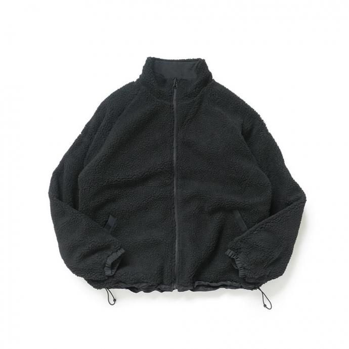 189274316 BEIMAR / Reversible Boa Jacket - Black ӡޡ С֥ܥ㥱å 02