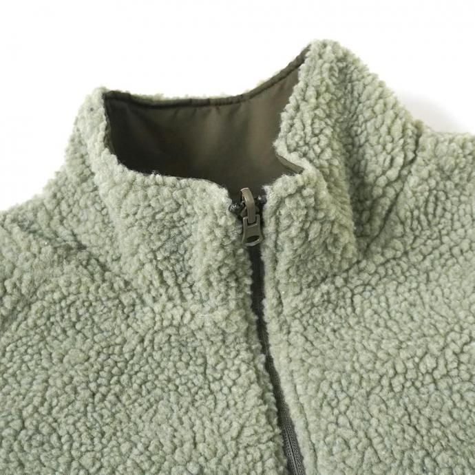 189274403 BEIMAR / Reversible Boa Jacket - Olive ӡޡ С֥ܥ㥱å 02