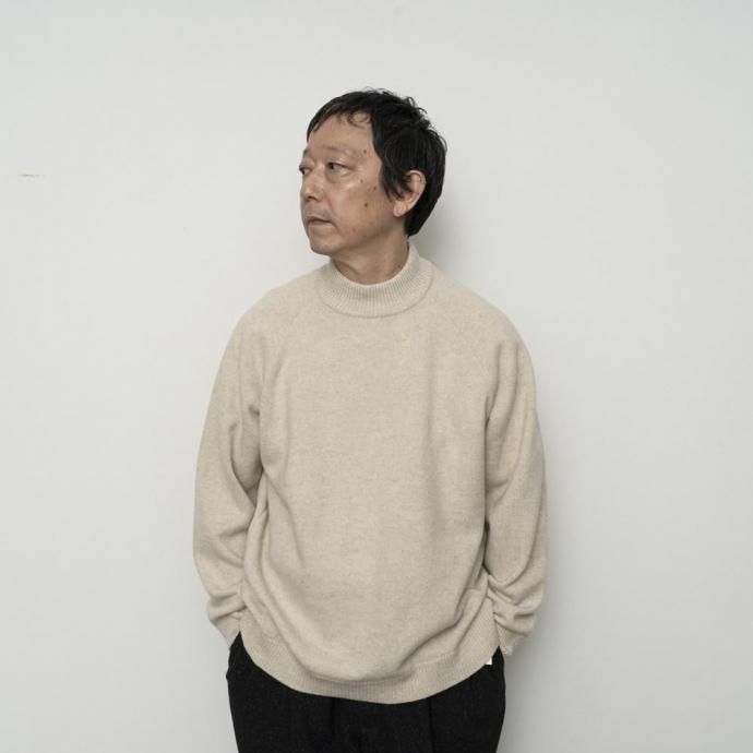 189309930 STILL BY HAND ƥХϥ / KN05254 - MELANGE NAVY ߥå顼 ϥͥåץ륪С 02