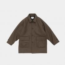 STILL BY HAND スティルバイハンド / CO03254 - BROWN スーパー110 メルトンハーフコート