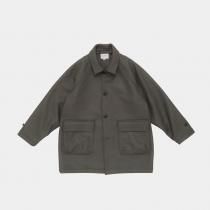 STILL BY HAND スティルバイハンド / CO03254 - SAGE スーパー110 メルトンハーフコート