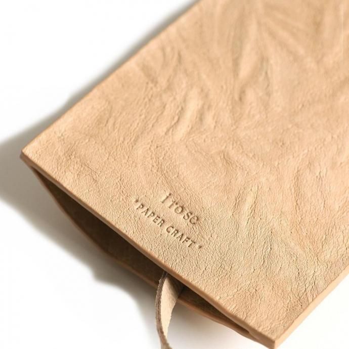 157076918lbrown i ro se / ACC-P12 / PAPER LEATHER KEY/CARD HOLDER - L.BROWN 02