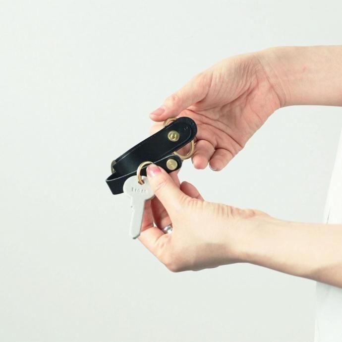 151917613-black i ro se / ACC-F03 FOLD KEY HOLDER եɥۥ - BLACK 02