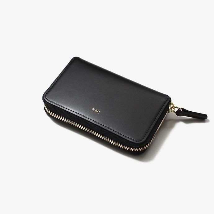 143032374-black i ro se / ACC-PU06 pop-up mini wallet 饦ɥեʡդ 쥶 ݥåץå ߥ˥å - BLACK 02