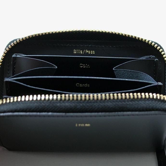 143032374-black i ro se / ACC-PU06 pop-up mini wallet 饦ɥեʡդ 쥶 ݥåץå ߥ˥å - BLACK 02
