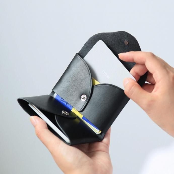 144024694-black i ro se / ACC-R03 ric-rac card case 쥶 åå ɥ - BLACK 02