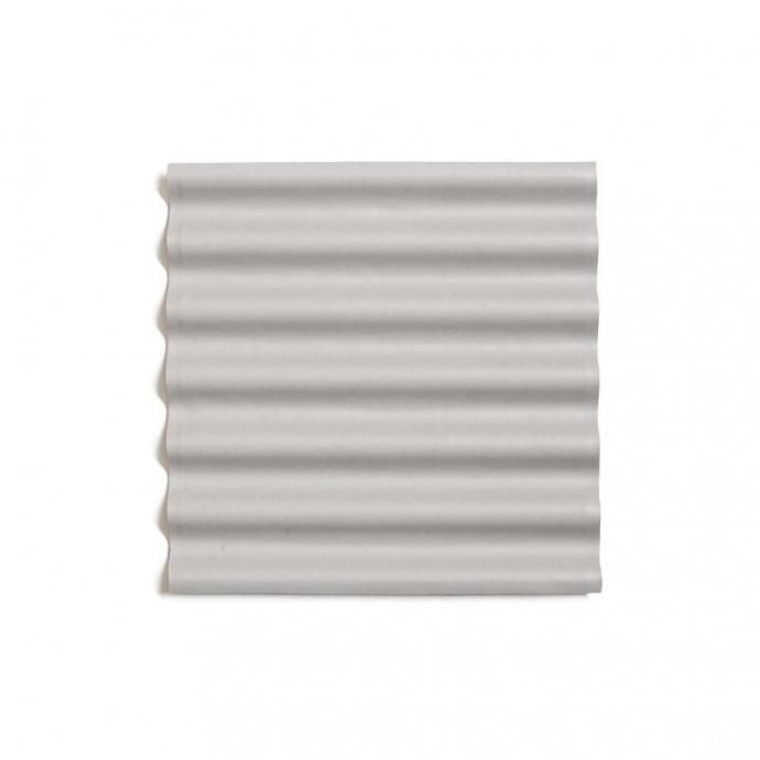 187129365 i ro se / ACC-W01-1 WAVE LEATHER TRAY SQUARE-L   쥶  ȥ쥤 L - GRAY 02