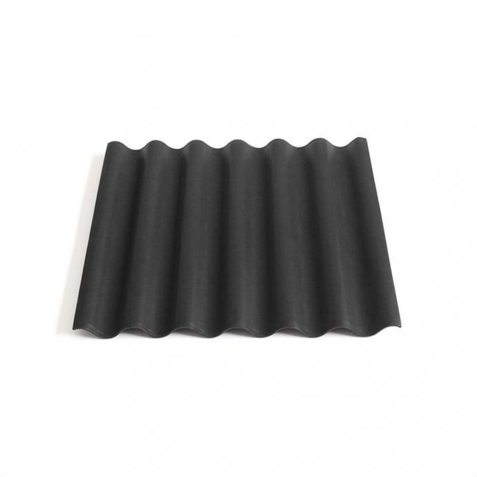 187129366 i ro se / ACC-W01-1 WAVE LEATHER TRAY SQUARE-L   쥶  ȥ쥤 L - BLACK 02