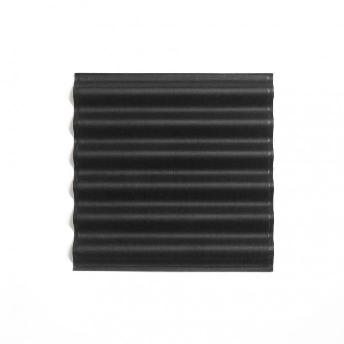 187129366 i ro se / ACC-W01-1 WAVE LEATHER TRAY SQUARE-L   쥶  ȥ쥤 L - BLACK 02