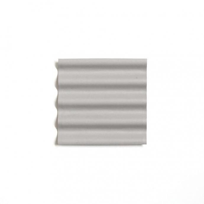 187129367 i ro se / ACC-W01-3 WAVE LEATHER TRAY SQUARE-S  쥶  ȥ쥤 S - GRAY 02