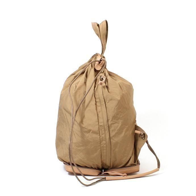 149998010-beige i ro se / BAG-PU11 POCKETABLE KNAP TOTE BAG ʥåסȡȥХå - BEIGE 02