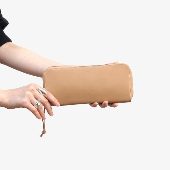 149998010-beige i ro se / BAG-PU11 POCKETABLE KNAP TOTE BAG ʥåסȡȥХå - BEIGE 02