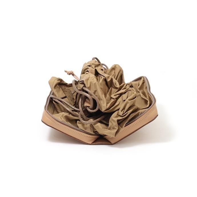 149998010-beige i ro se / BAG-PU11 POCKETABLE KNAP TOTE BAG ʥåסȡȥХå - BEIGE 02