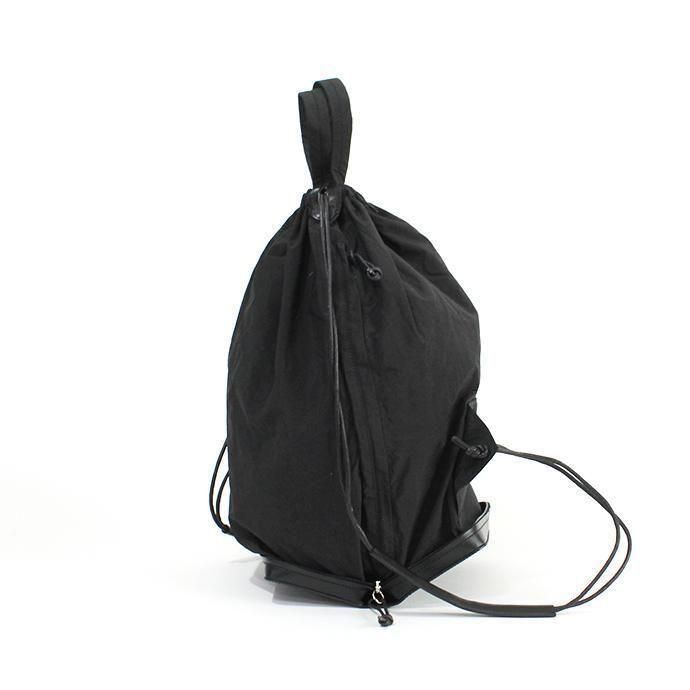 149998010-black i ro se / BAG-PU11 POCKETABLE KNAP TOTE BAG ʥåסȡȥХå - BLACK 02