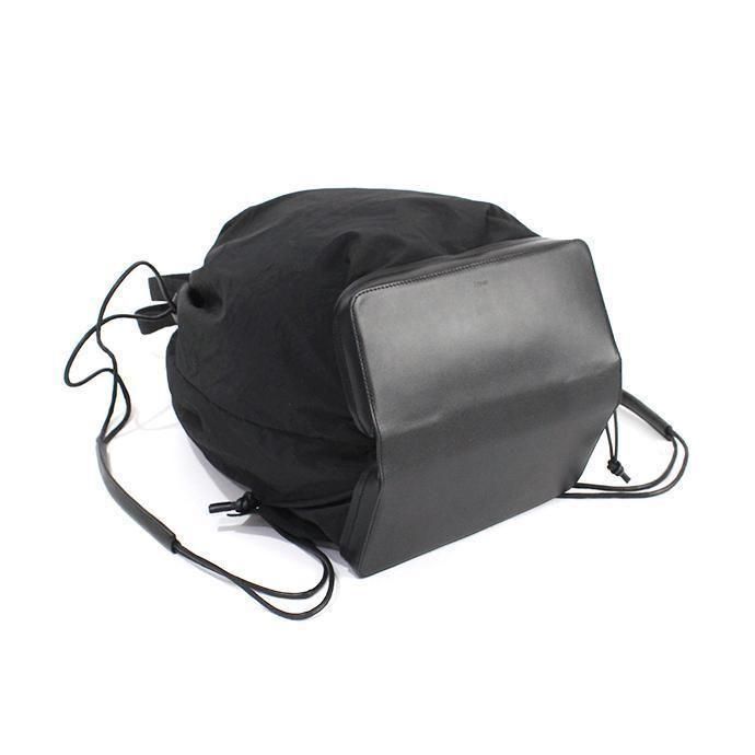 149998010-black i ro se / BAG-PU11 POCKETABLE KNAP TOTE BAG ʥåסȡȥХå - BLACK 02