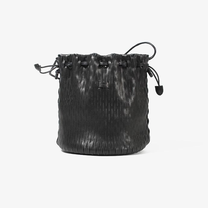 143024706-black i ro se / BAG-N07 net bucket mini bag 쥶 ͥå ХåȥХå ߥ - ֥å 02