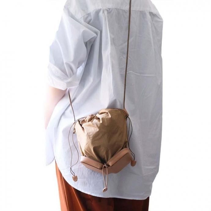 149997858-beige i ro se / BAG-PU10 POCKETABLE MINI SHOULDER BAG Хå - ١ 02