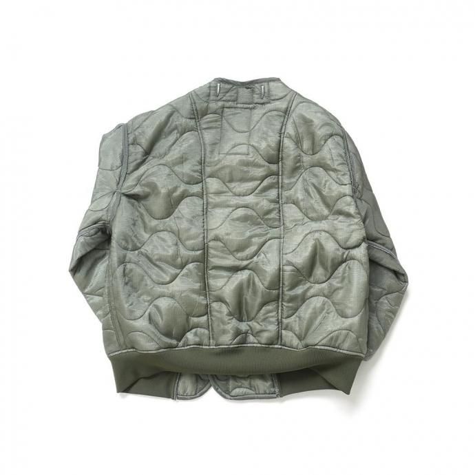 ODDMENT / オドメント キルティング　ライナー　ダウンジャケット oddment / QUILTING MA-1 - Olive キルティングライナー リメイクノー
