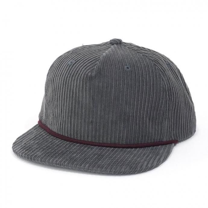 189404501 BLVNK / GRAMPS CORDUROY SNAPBACK - CHARCOAL/BURGUNDY ǥå 01